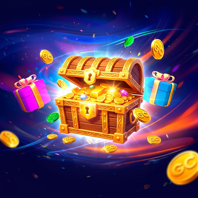 Stack of gold coins representing SplashCoins welcome bonus